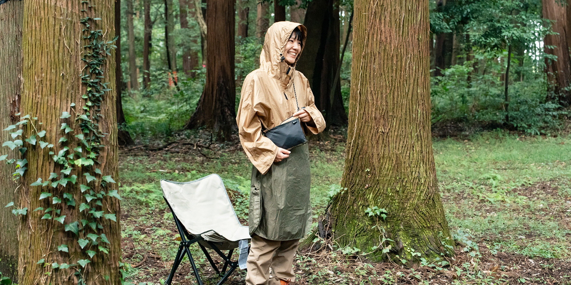 Outdoor Poncho - Rainwear Series - HUS. ハス | HIGHMOUNT ハイマウント